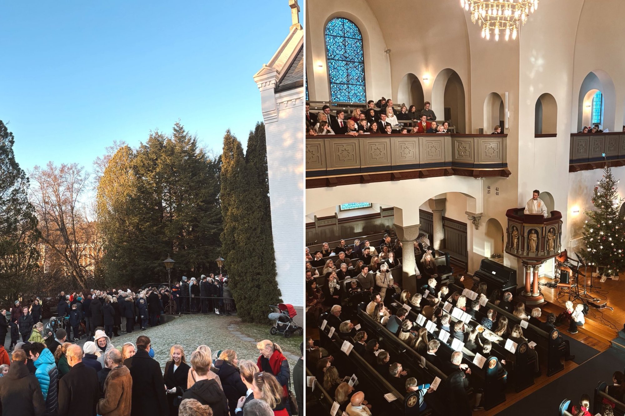 Stinn brakke på julaften. Her sto tusenvis i kø: – Veldig hyggelig