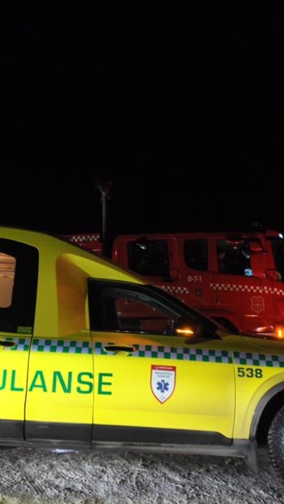 Bil kjørte av veien ved Norefjell skisenter