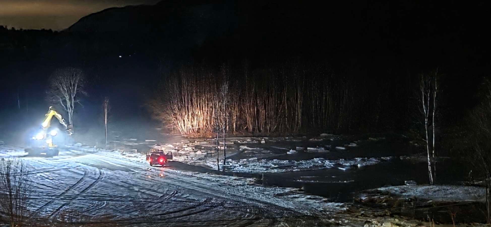 Ispropp-trøbbel – vann trengte seg inn i kjeller