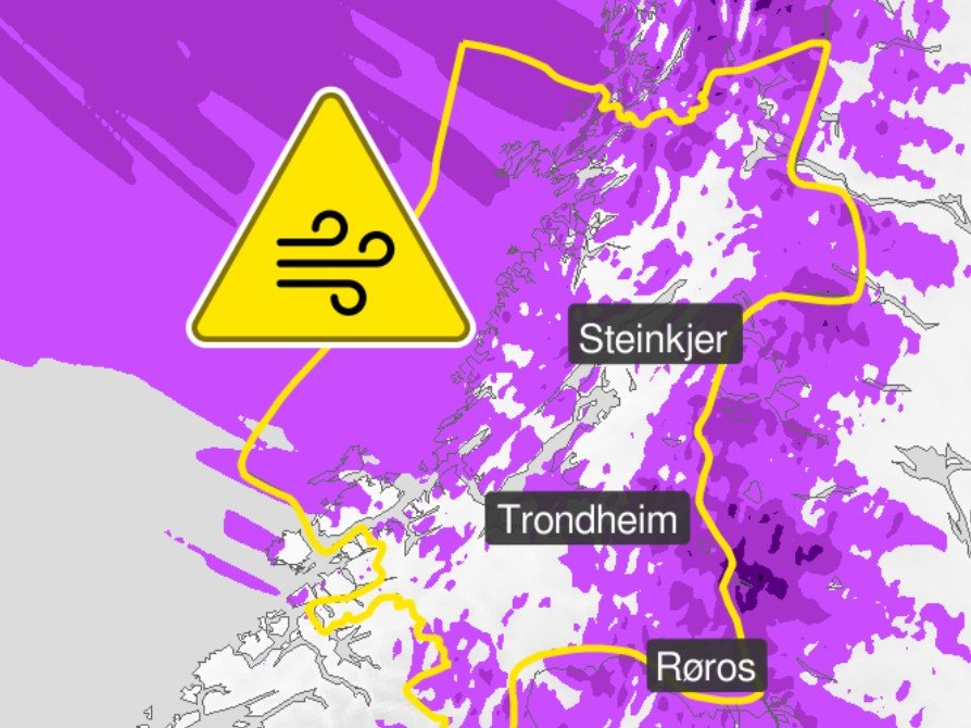Hold fast: Varsler om kraftige vindkast 