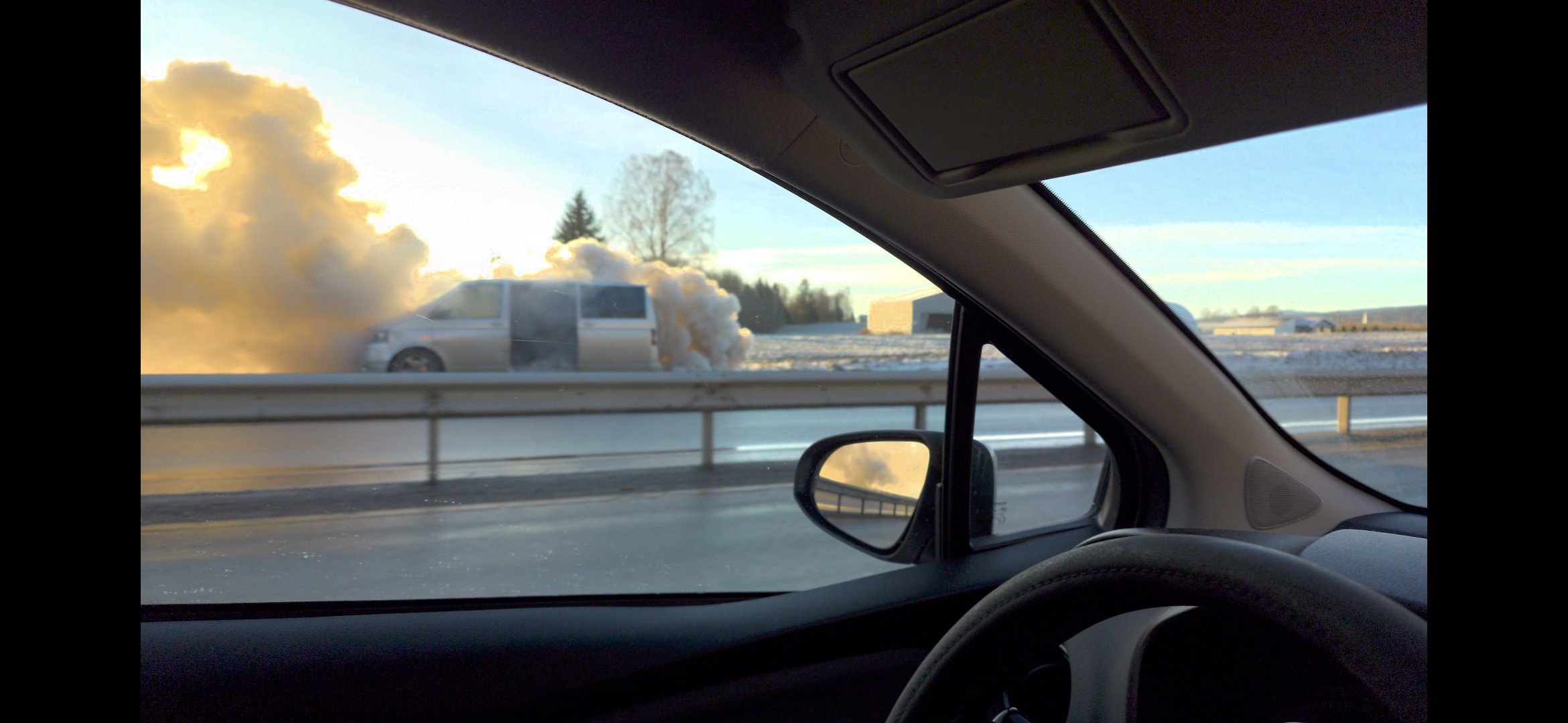 Fikk melding om brann i bil – var noe helt annet