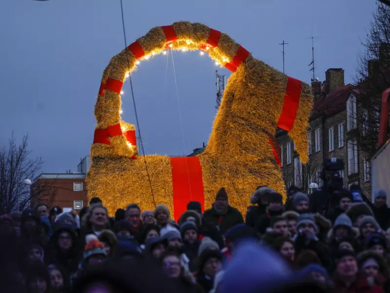 Stormen Johannes herjer i Sverige – Gävlebocken har veltet