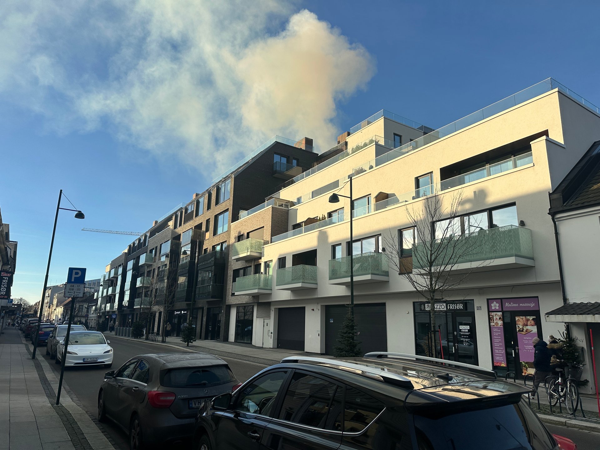 Har kontroll på brannen