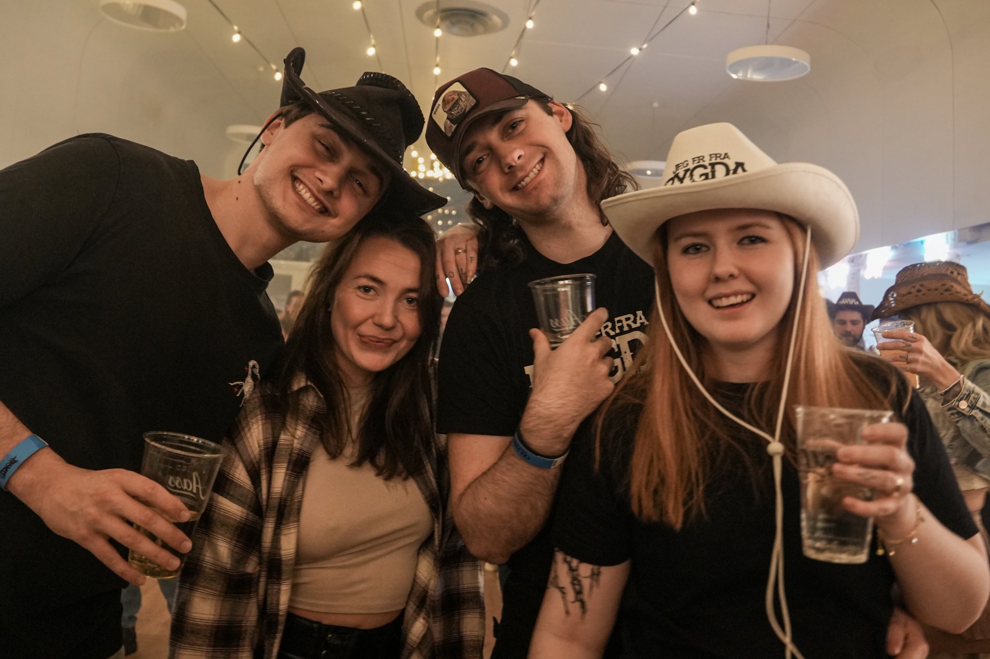 Disse var på bygdefesten