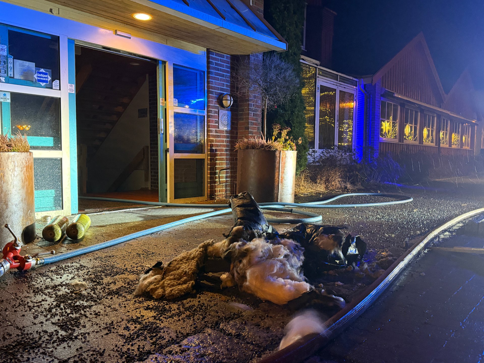 Brann på Verdal hotell