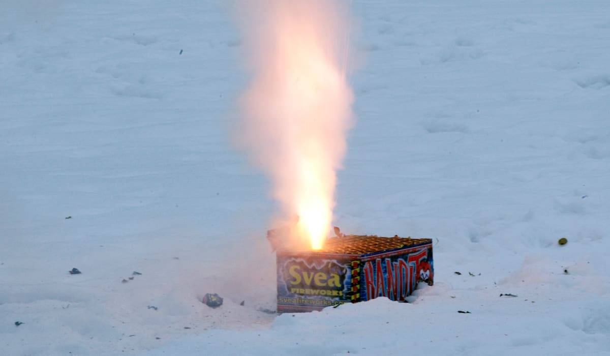 Halvparten er bekymret for skader fra fyrverkeri nyttårsaften