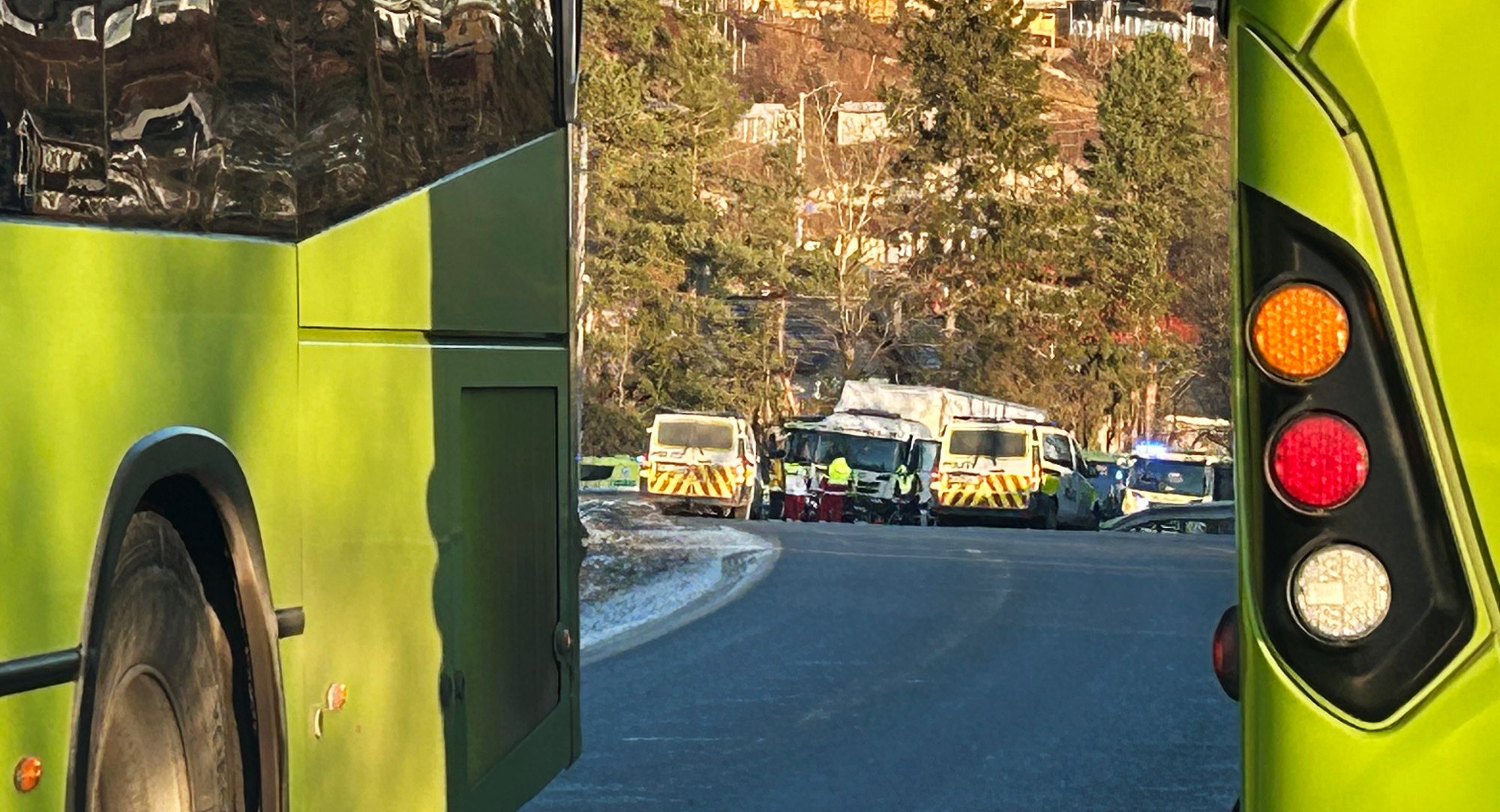 Person skadet i trafikkulykke