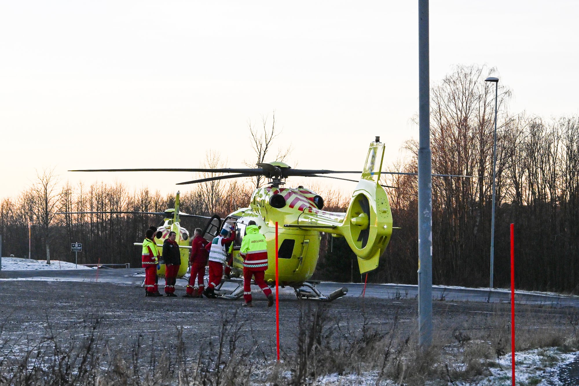 11 biler var involvert i ulykken: – Vi er i gang med avhør