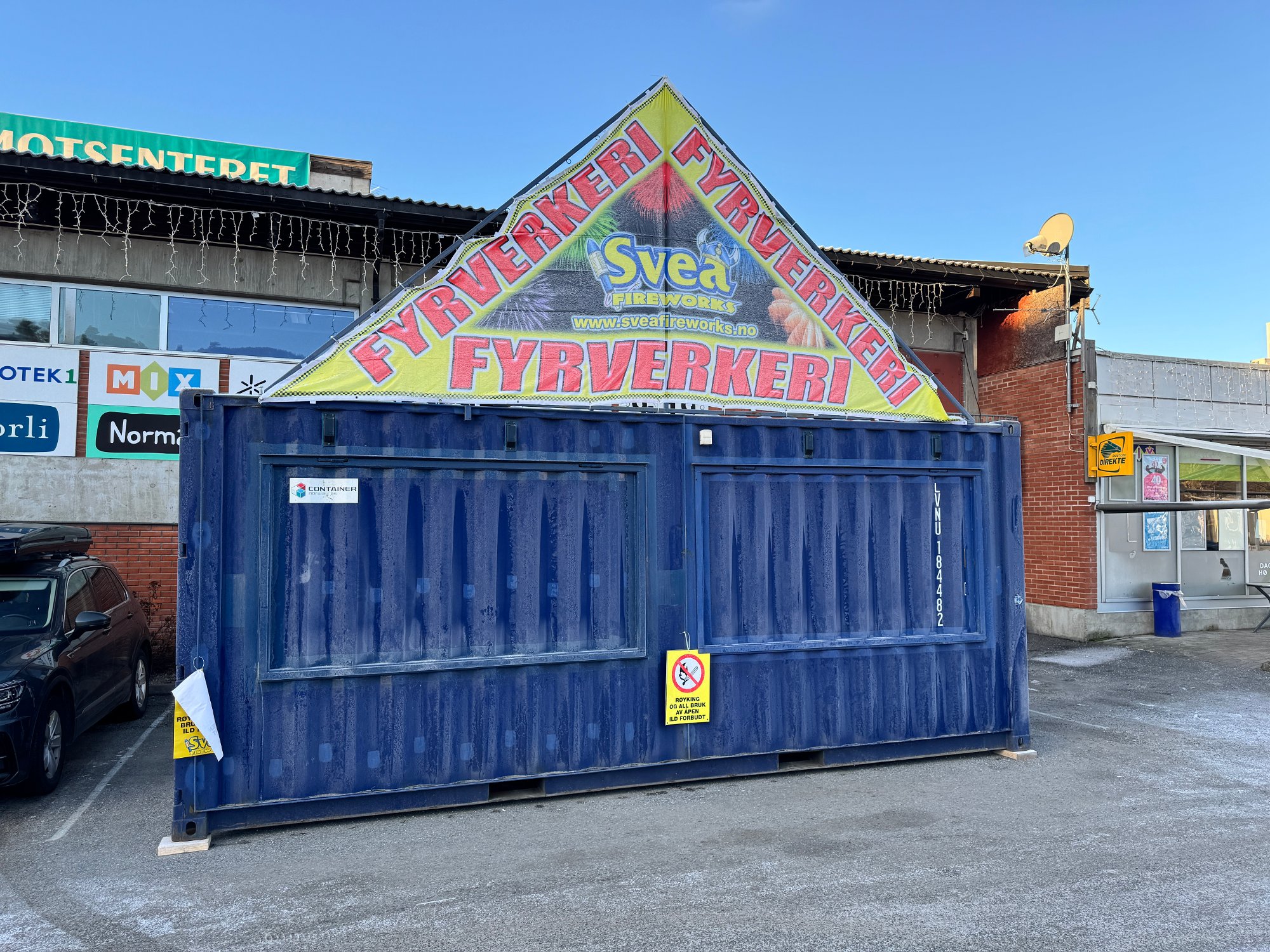 Stengte fyrverkeriutsalg: – Mangler godkjenning