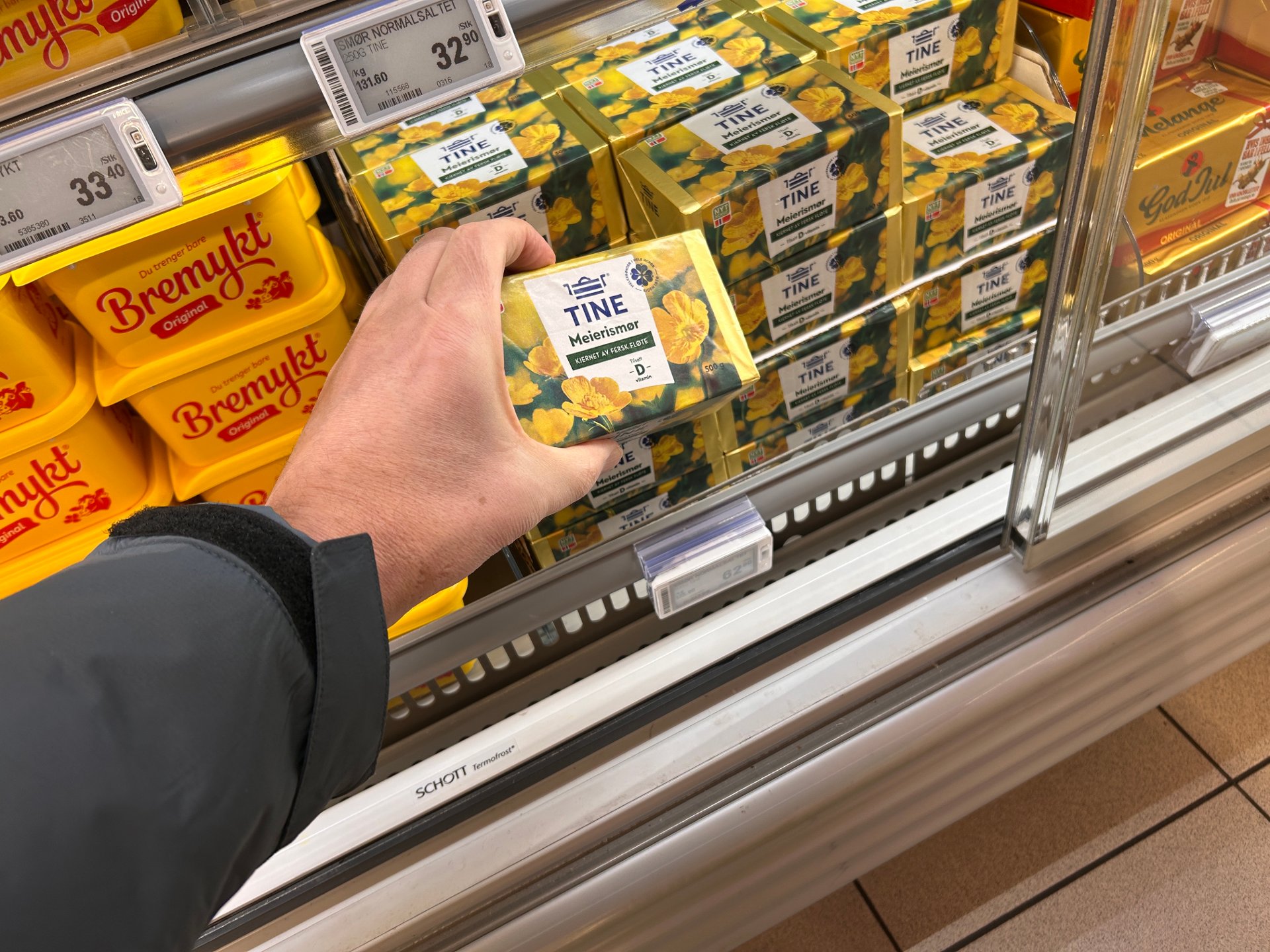 Dårlig nytt om smørprisen