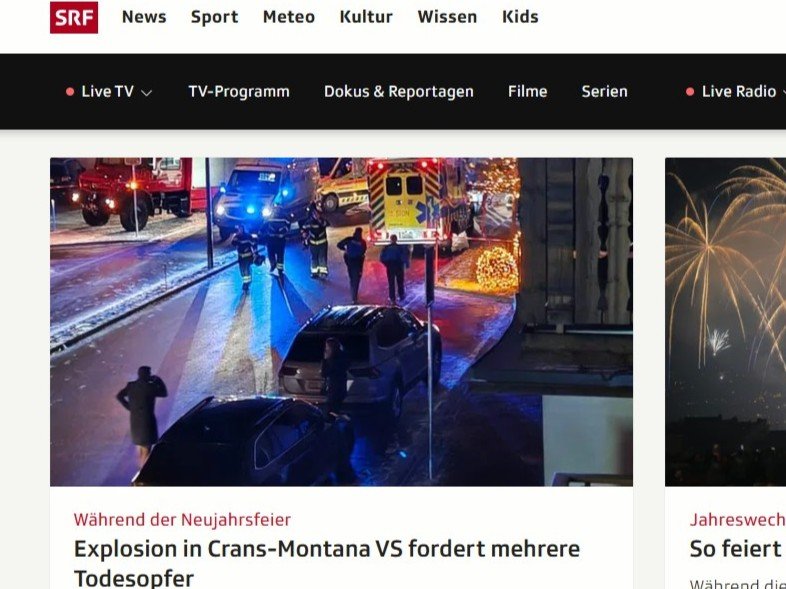 Minst ti døde i eksplosjon ved skisted i Sveits