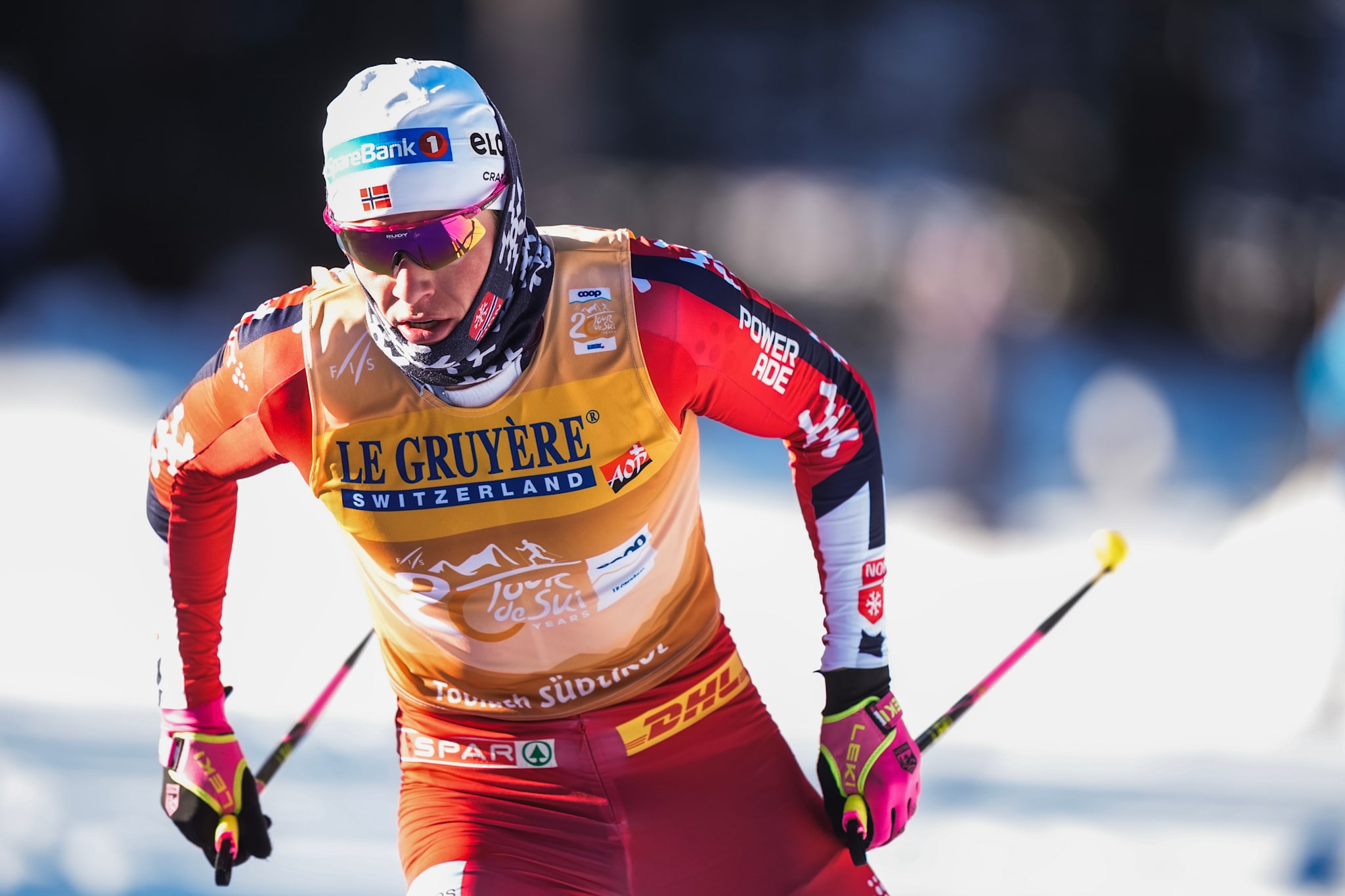 Maktdemonstrasjon av Klæbo