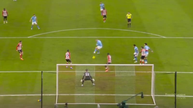 Frustrert Haaland med kjempebom da Manchester City snublet i tittelkampen