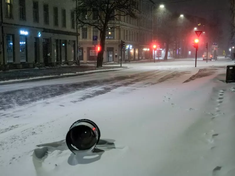 Glatte veier på Østlandet – senk hastigheten