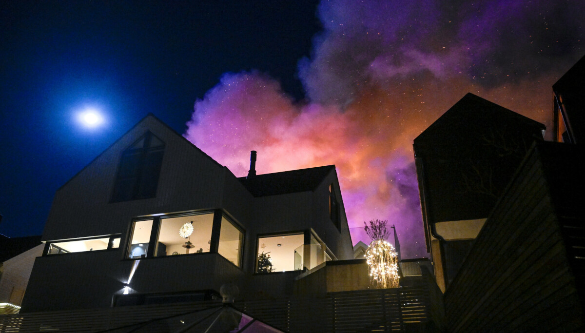 To hus brent ned til grunnen