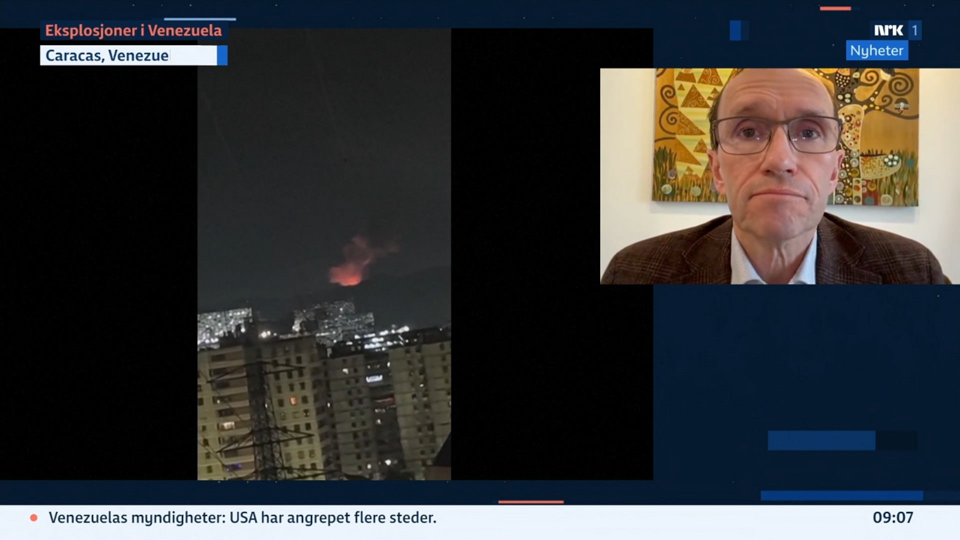 Venezuelas myndigheter: USA har angrepet flere steder