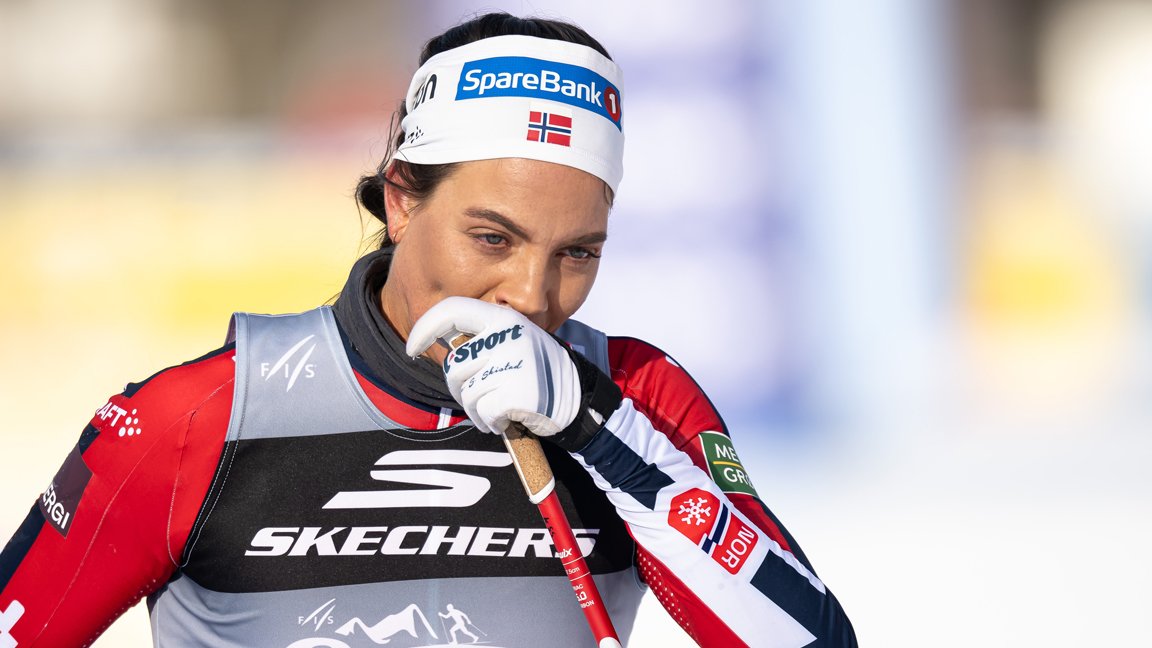 Kristine Stavås Skistad reiser hjem fra Tour de ski