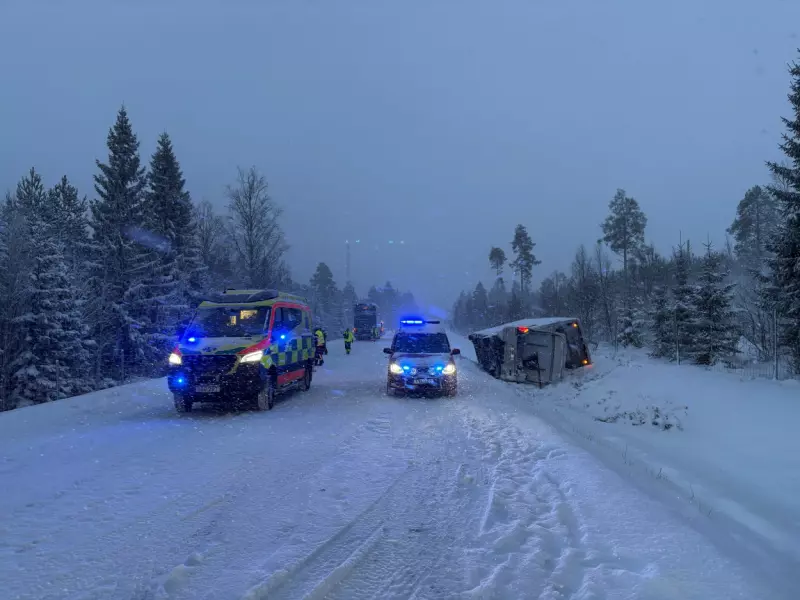 Farevarsel om mye snø utvidet til Stockholm by