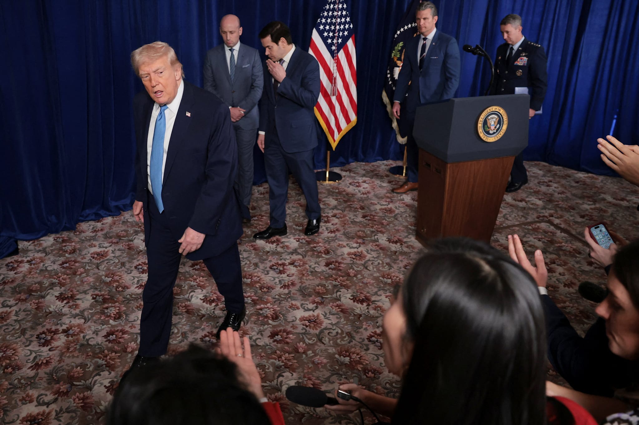 Visepresidenten i Venezuela slår tilbake mot Trump