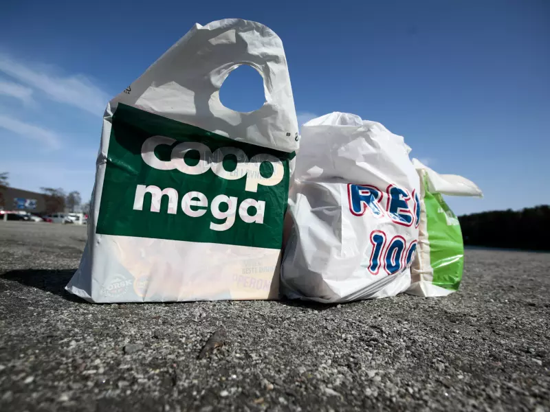 Rekordlavt plastposesalg hos Coop