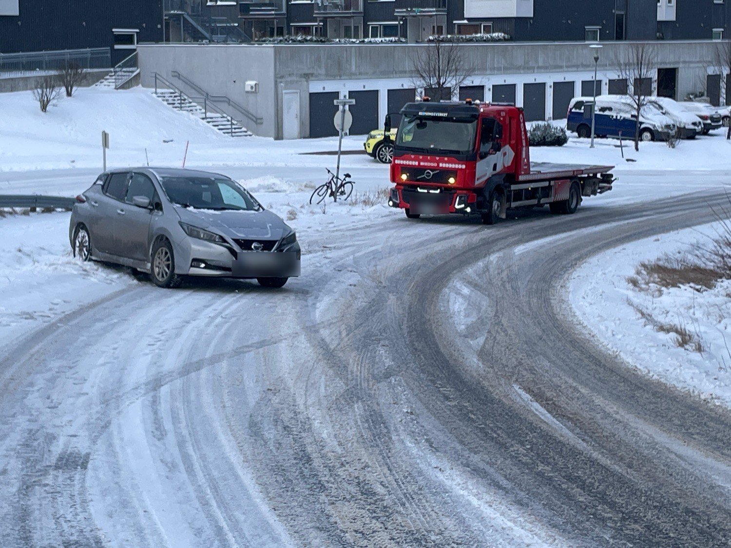 To biler involvert i trafikkulykke