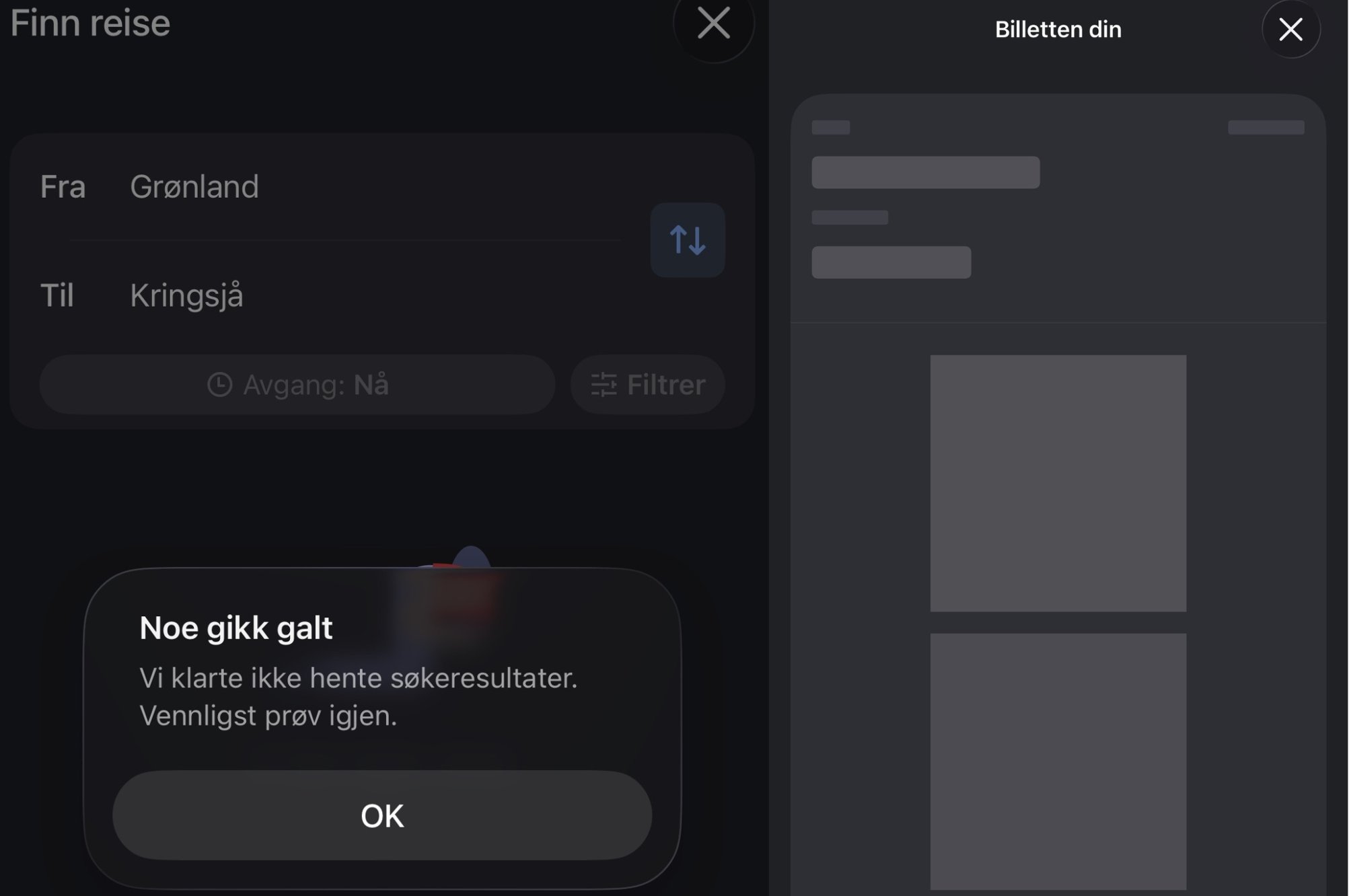 Trøbbel med Ruter-appen: – Du kan reise uten billett