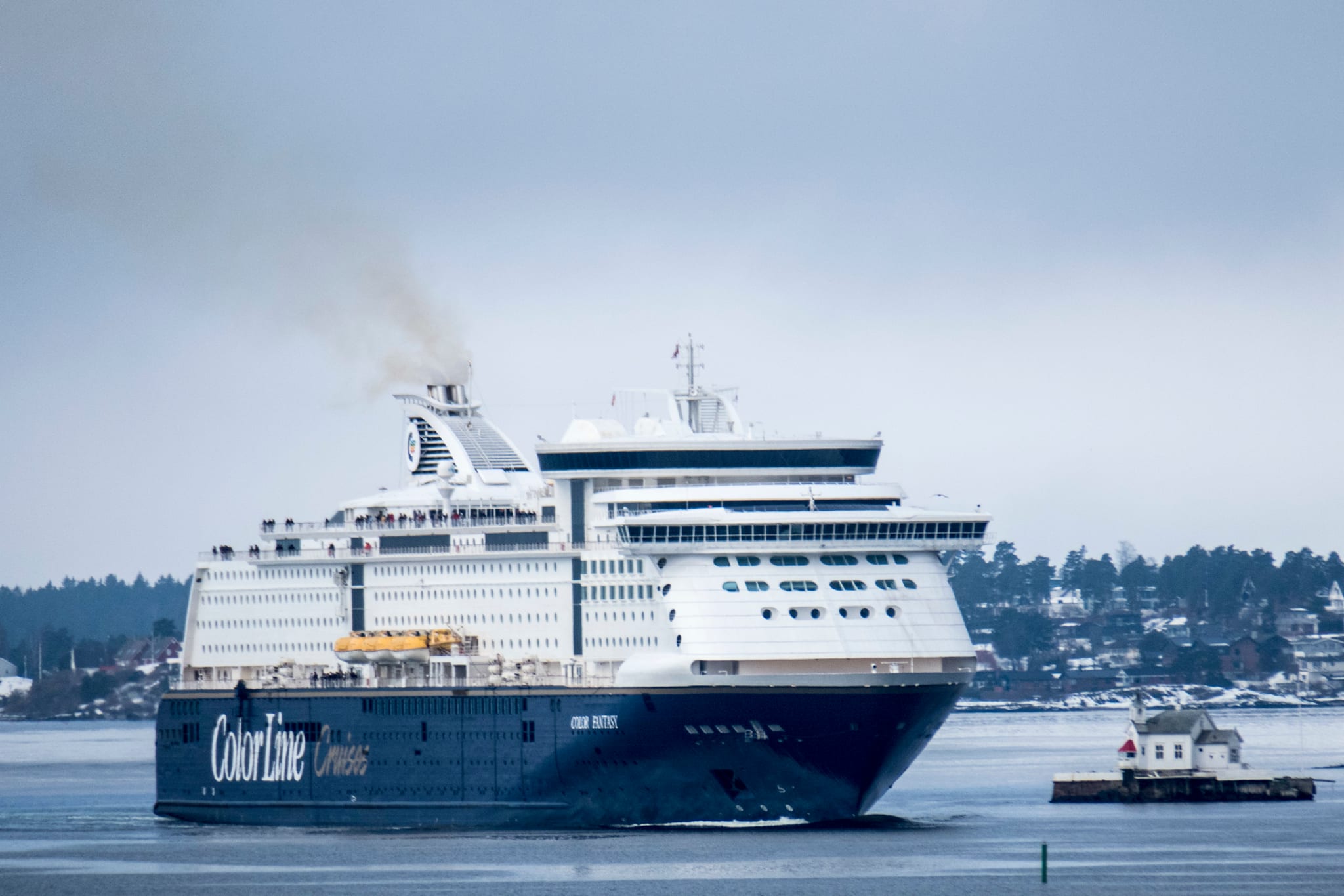 Color Lines Kiel-ferger i gang igjen etter nettverksfeil