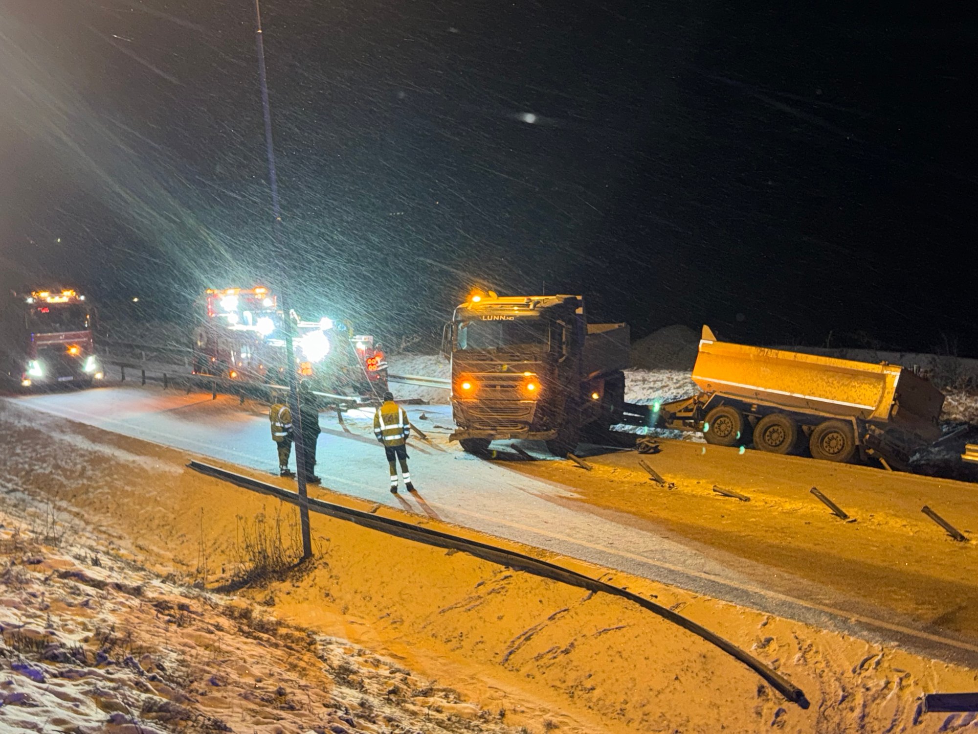 Trafikkulykke på E6