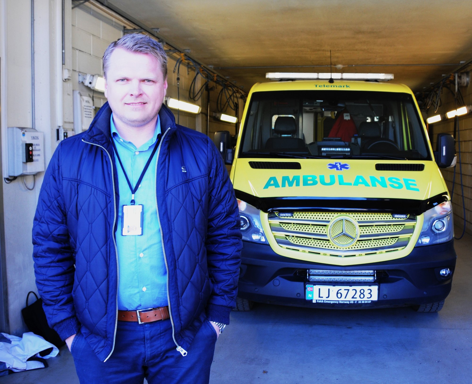 Har fått åtte nye ambulanser - en av dem kom til Tinn i romjula