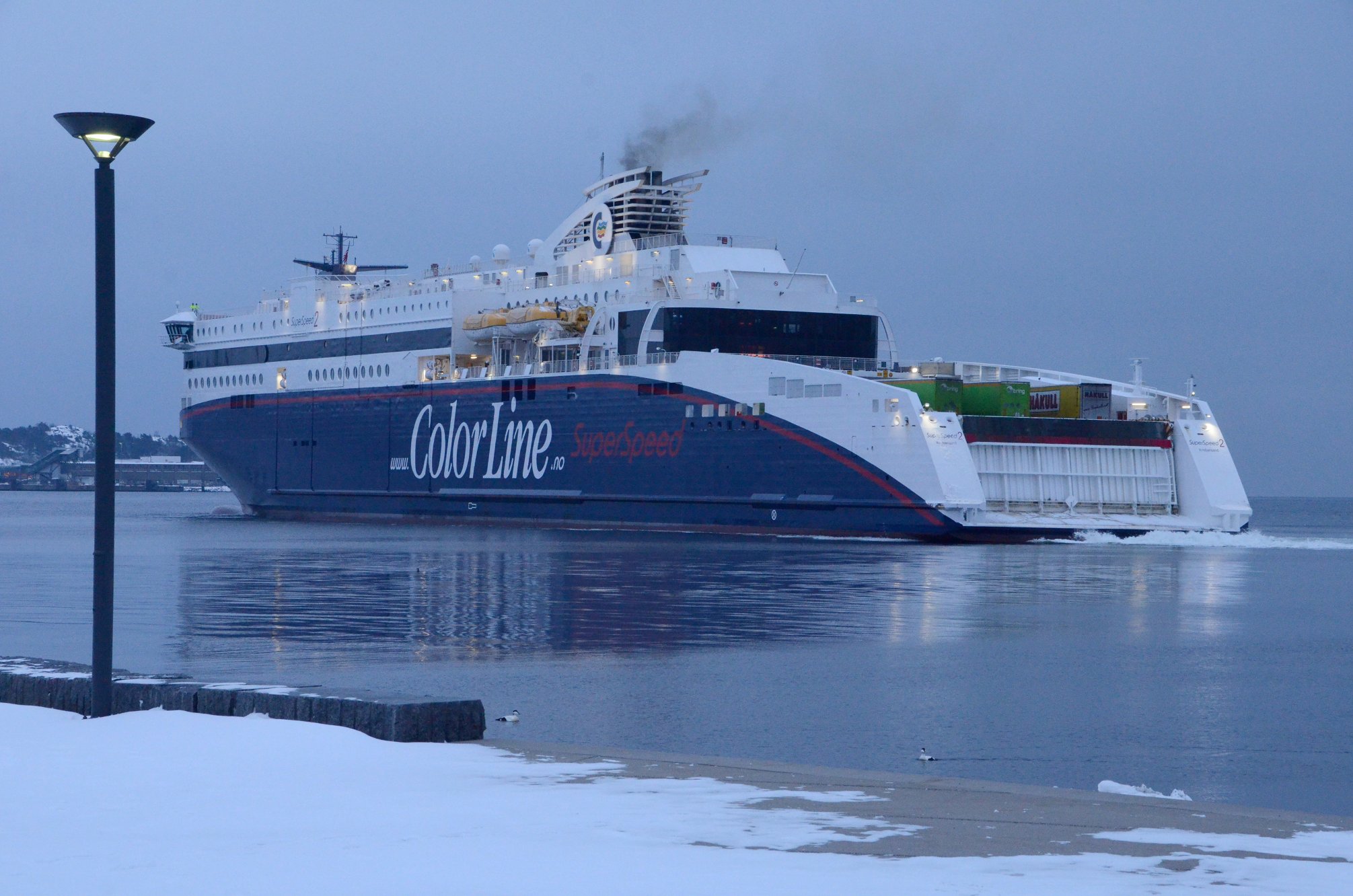 Trøbbel for alle Color Line-fergene 