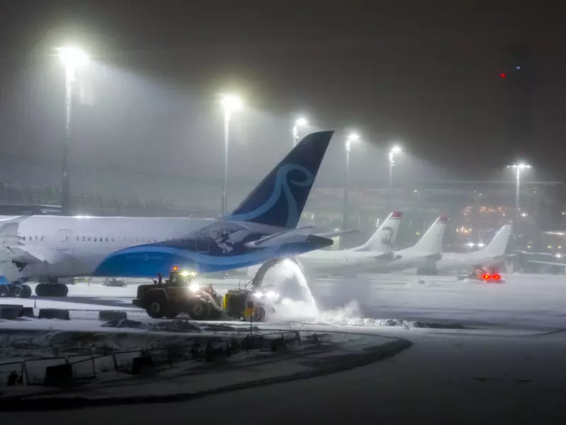 Snøkaos i Europa – 350 kansellerte flygninger på Schiphol og skitur i Paris