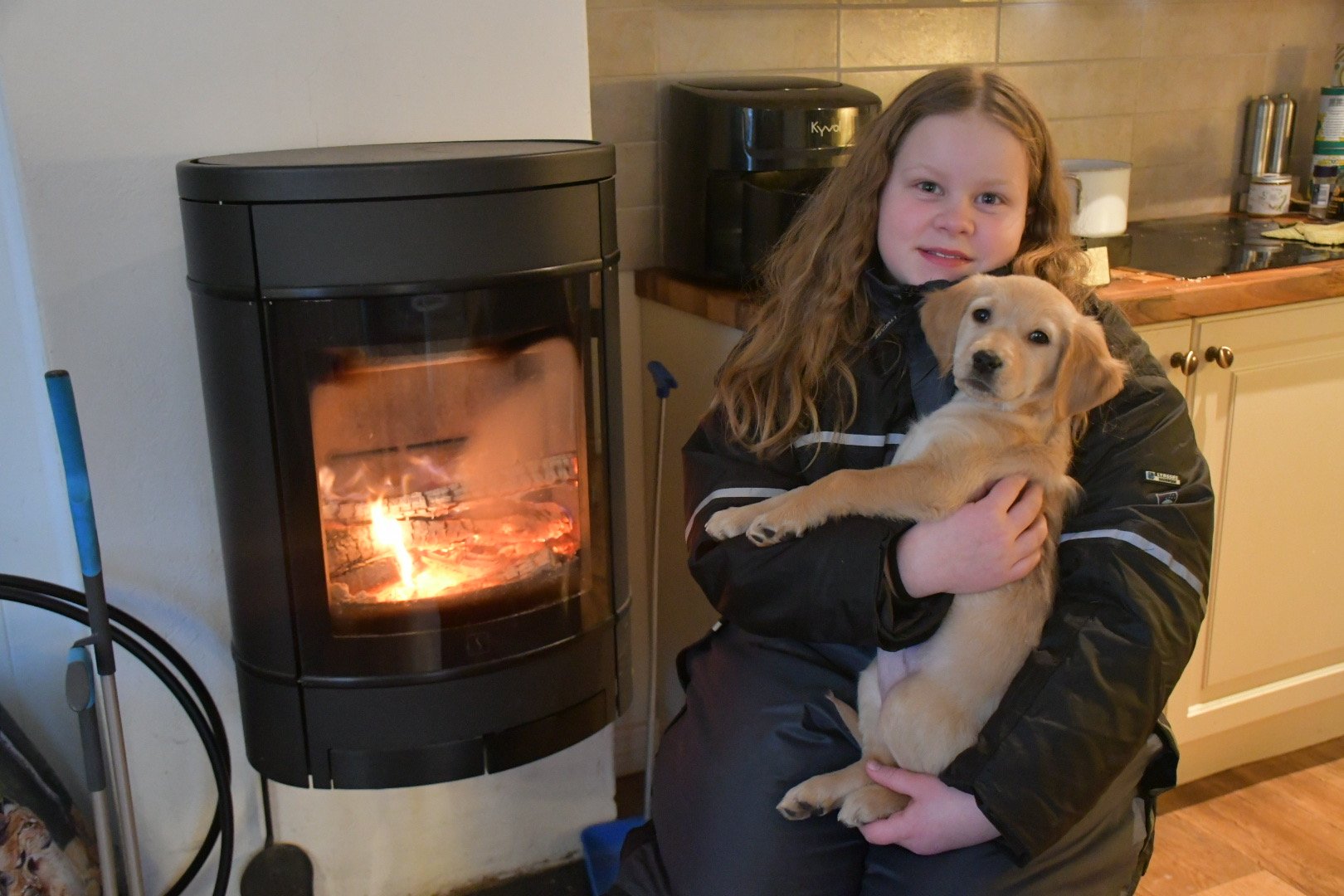 Her er det så bikkjekaldt at Luna ikke går ut: – Det begynner å merkes