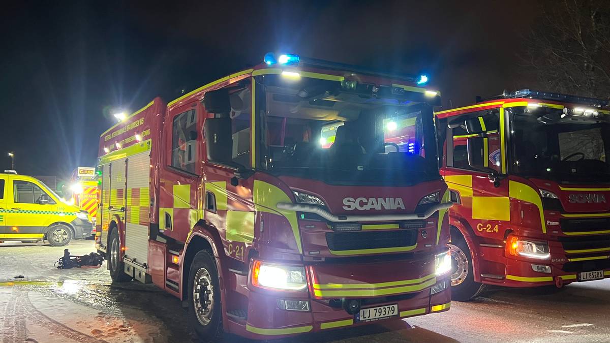 Én mann kritisk skadd i brann på Nøtterøy