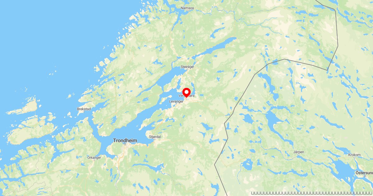 Hus totalskadet i brann i Verdal – naboer evakuert