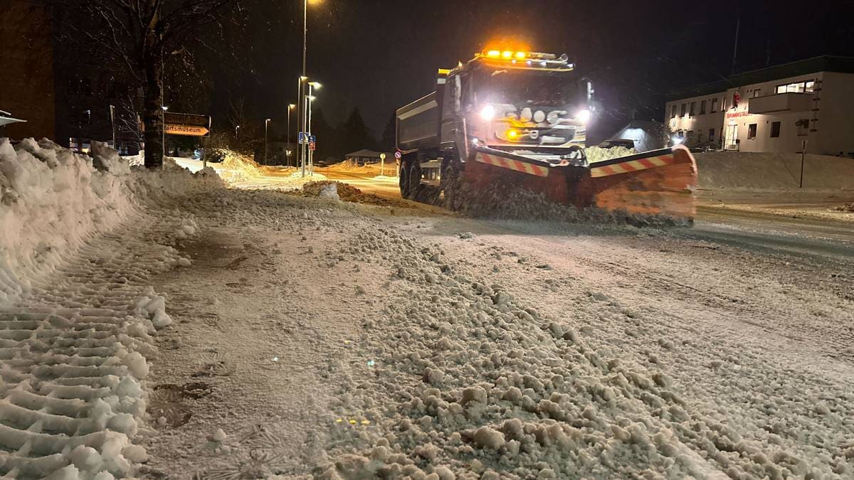 Gult farevarsel på Østlandet: Kan komme 25 cm snø