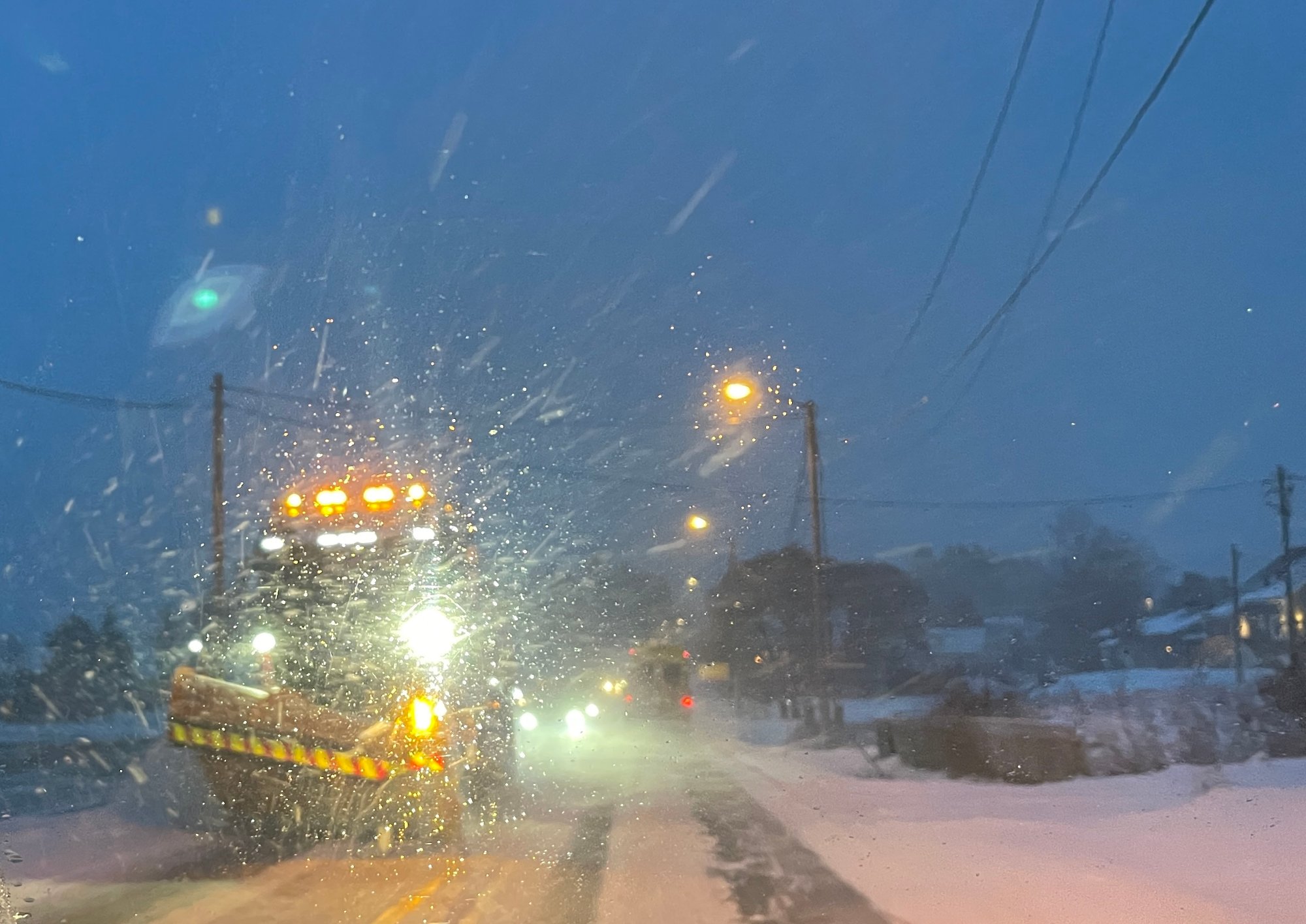 Gult farevarsel for snø på Romerike
