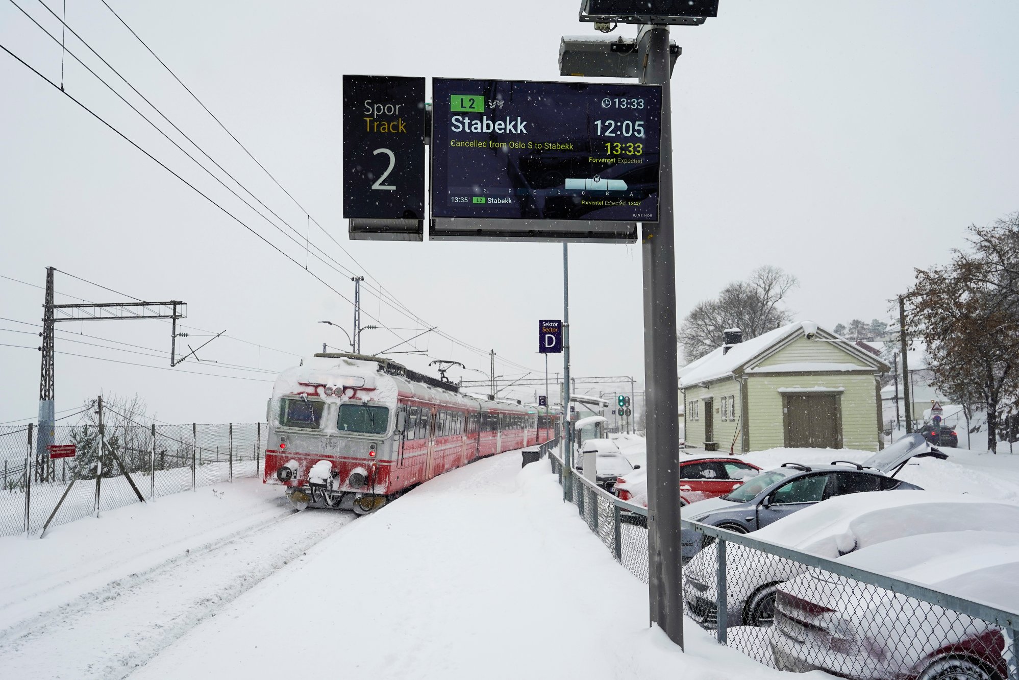 Bane Nor: 87,6 prosent av togene var i rute i fjor