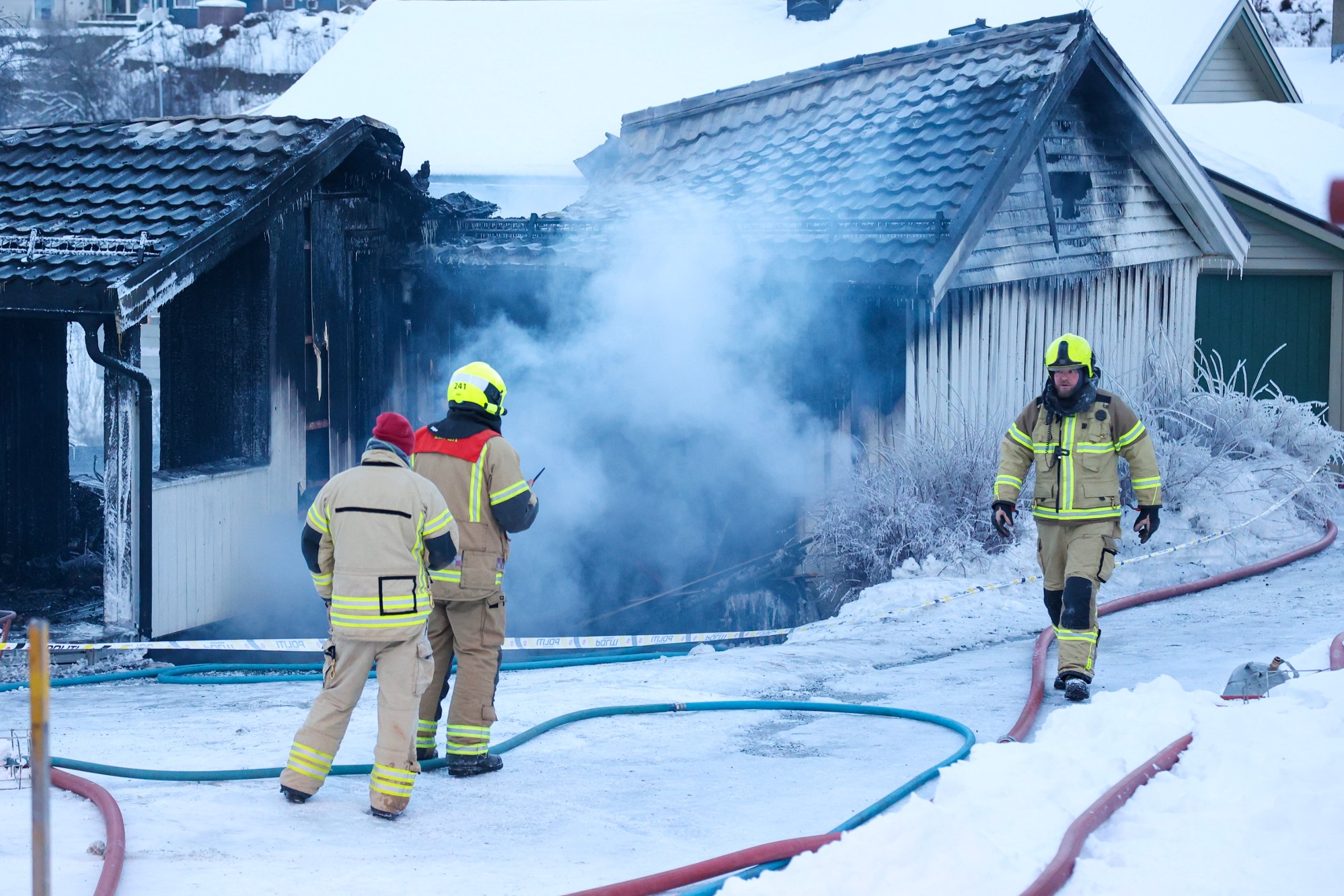 De to brannkonstablene er funnet omkommet i brannruinene