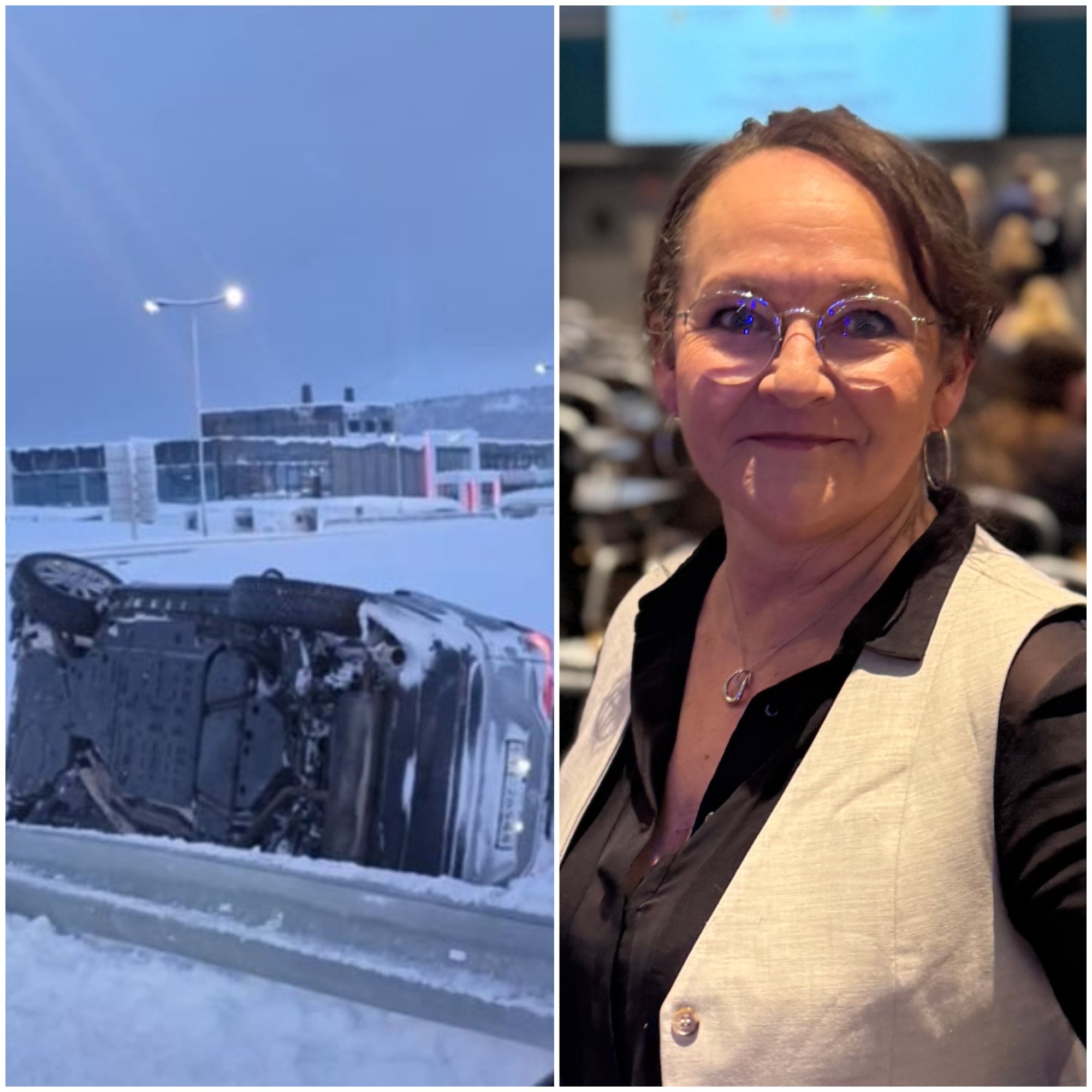 Det er denne utforkjøringen, som skjedde på Andslimoen lørdag 3. januar, som fikk Haugan til å skrive Facebook-posten.