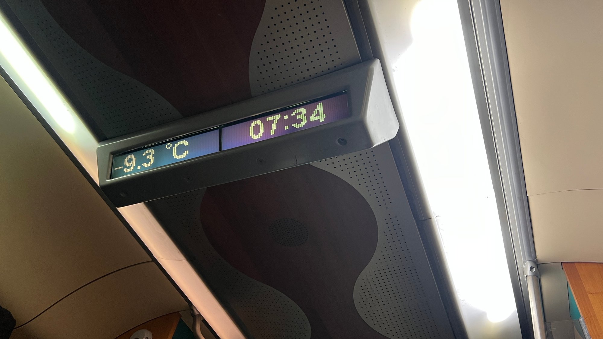 Iskald start på dagen! 