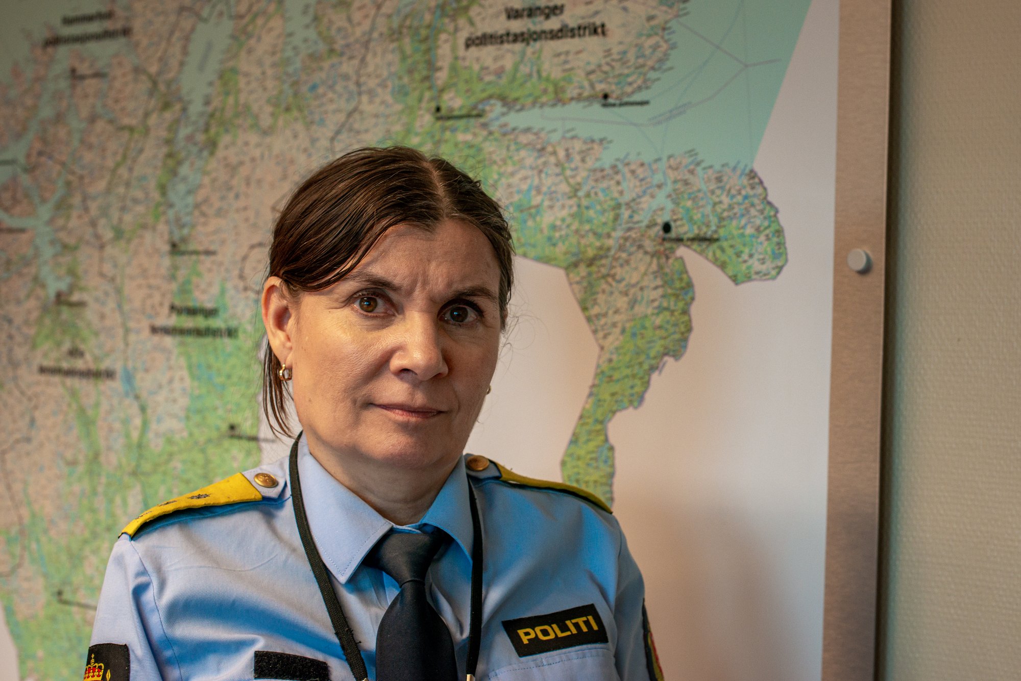 Politimester i Finnmark, Ellen Katrine Hætta Foto: Yngve Grønvik