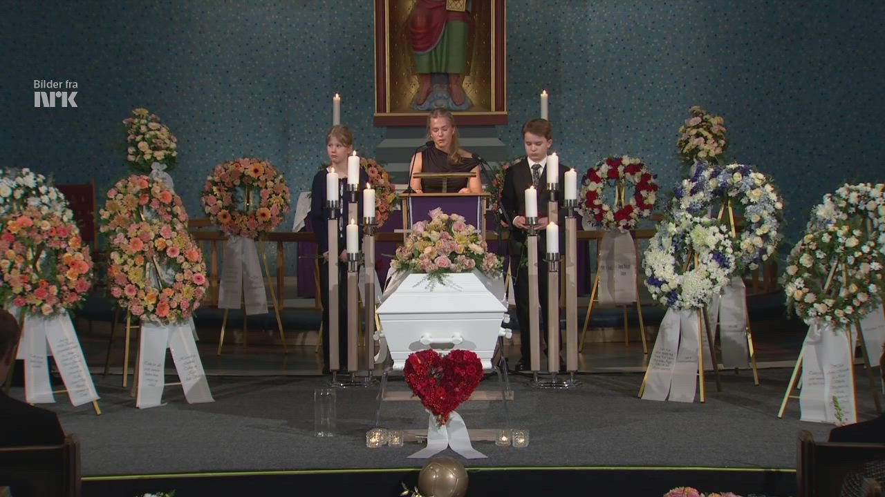 Se barnebarnas rørende hyllest av Hareide