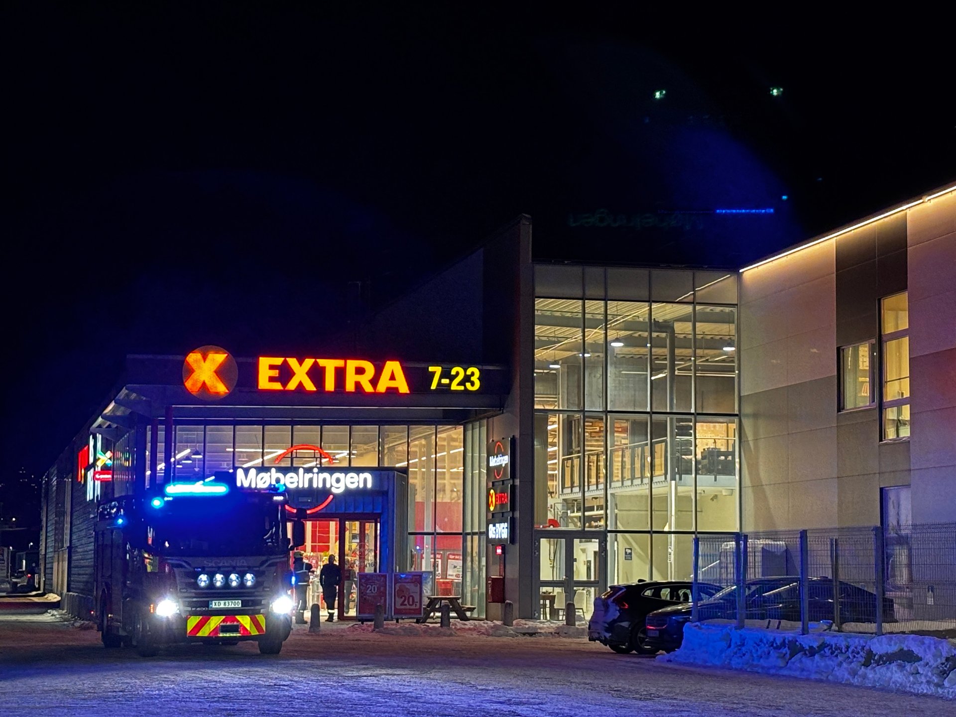 Rykket ut til automatisk brannalarm i Levanger 