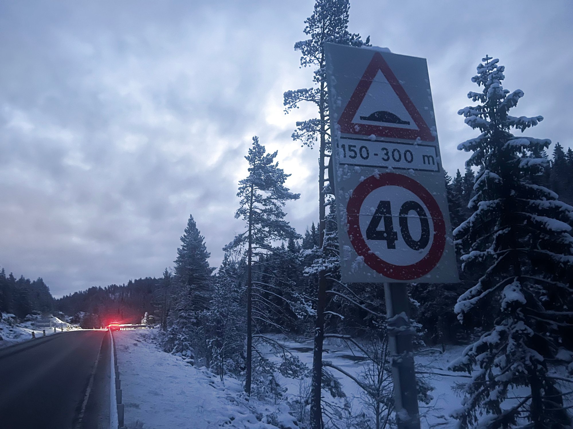 70-farten på E134 drøyer: Anlegget er ikke ferdig før til våren