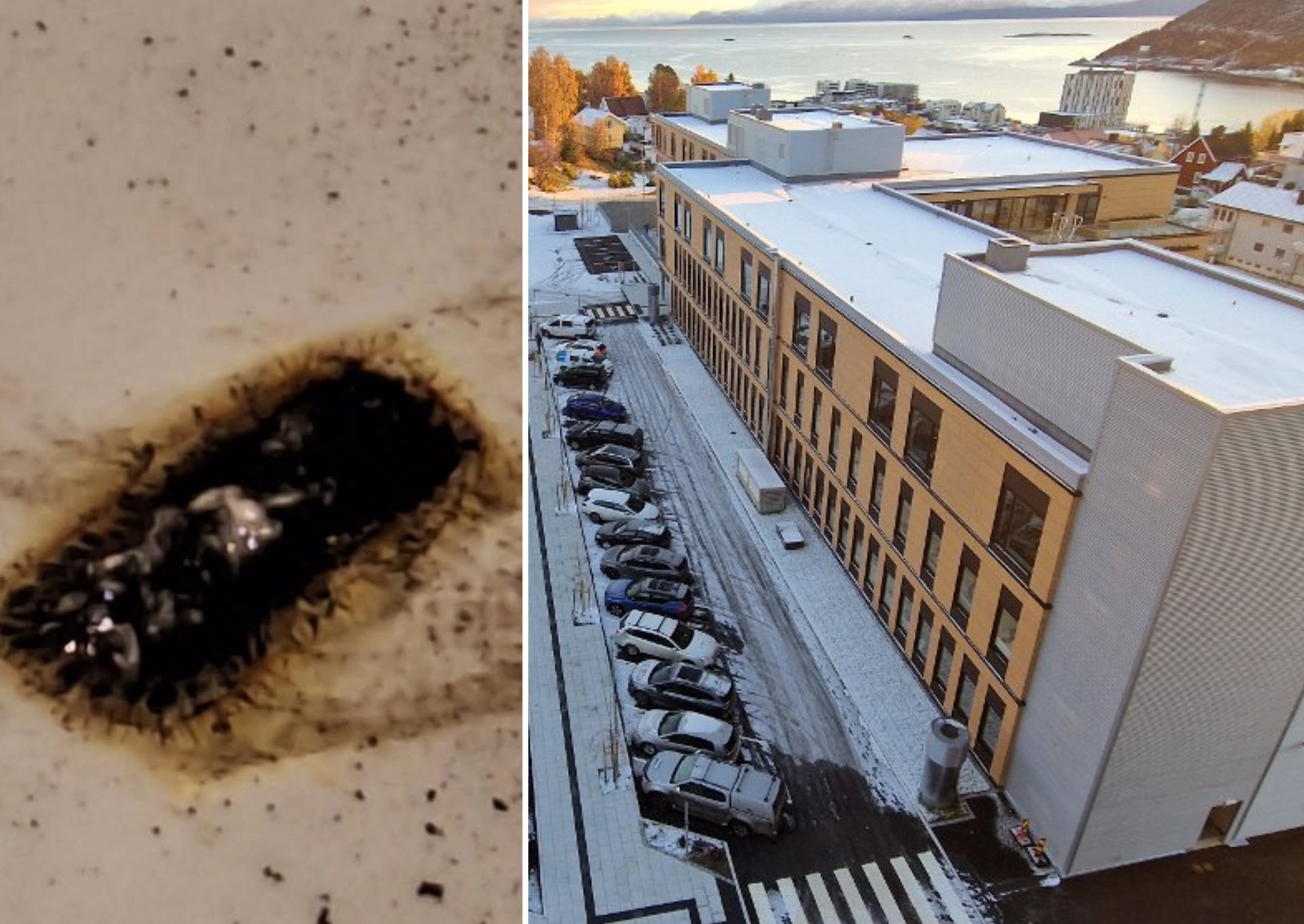 Skryter av ansatte etter mobil-eksplosjon førte til evakuering i Helsehuset i Harstad