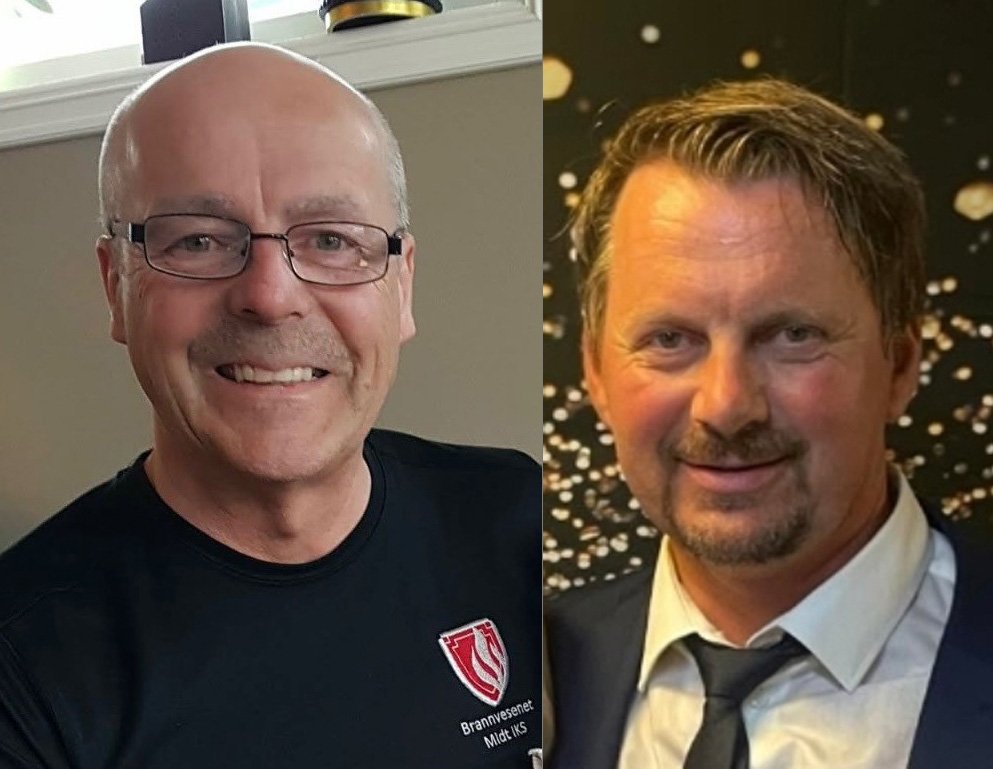 Roger Kvello Hansen og Geir Otto Lein Johnson omkom i Verdal-brannen