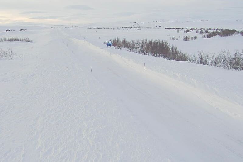 Pasienttaxi gikk tom for strøm på fjellovergang i Finnmark