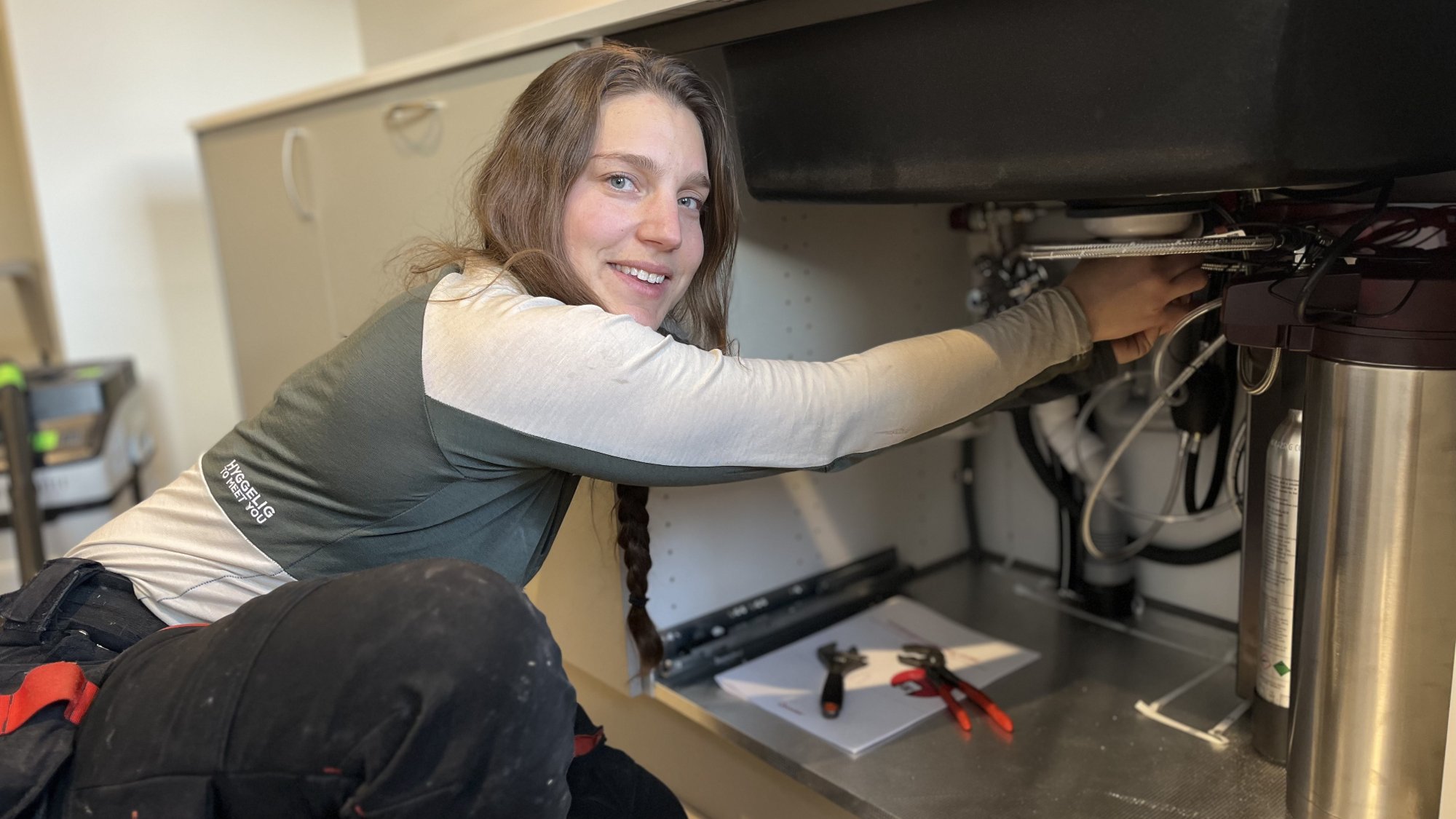 Siste innspurt før nyåpning: – Holdt på en del kvelder!