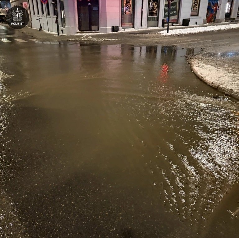 Stor lekkasje i Oslo påvirker trafikken