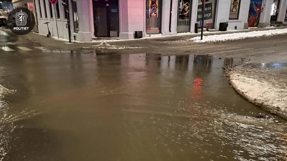 Stor vannlekkasje i Oslo